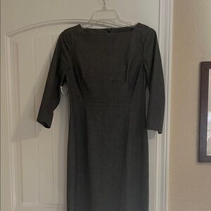 Banana Republic Charcoal Long Sleeve Dress